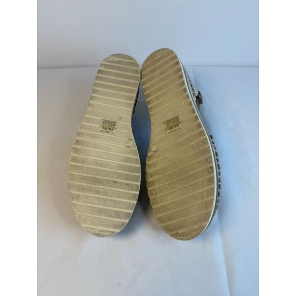 Vince Camuto Bredenna Espadrille Platform Sandals Size 8 Suede Brown Boho Ankle - Picture 10 of 12